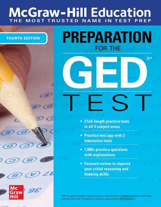 McGraw-Hill Education Preparation for the GED Test, Fourth E ... - cover