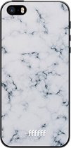 iPhone 5 Hoesje TPU Case - Classic Marble #ffffff