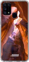 Samsung Galaxy M31 Hoesje Transparant TPU Case - Sunray Canyon #ffffff