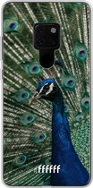 Huawei Mate 20 Hoesje Transparant TPU Case - Peacock #ffffff