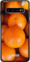 Samsung Galaxy S10 Hoesje TPU Case - Sinaasappel #ffffff