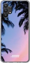 6F hoesje - geschikt voor Samsung Galaxy A32 5G -  Transparant TPU Case - Sunset Palms #ffffff