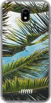 Samsung Galaxy J5 (2017) Hoesje Transparant TPU Case - Palms #ffffff