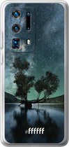 Huawei P40 Pro+ Hoesje Transparant TPU Case - Space Tree #ffffff