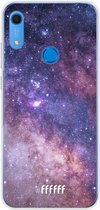 Huawei Y6 (2019) Hoesje Transparant TPU Case - Galaxy Stars #ffffff