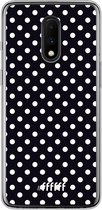 OnePlus 7 Hoesje Transparant TPU Case - Onyx Dots #ffffff