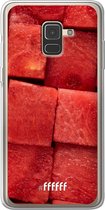 Samsung Galaxy A8 (2018) Hoesje Transparant TPU Case - Sweet Melon #ffffff