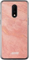 OnePlus 7 Hoesje Transparant TPU Case - Sandy Pink #ffffff