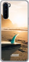 OnePlus Nord Hoesje Transparant TPU Case - Sunset Surf #ffffff