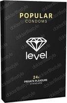 Level Popular Condoms - 24x