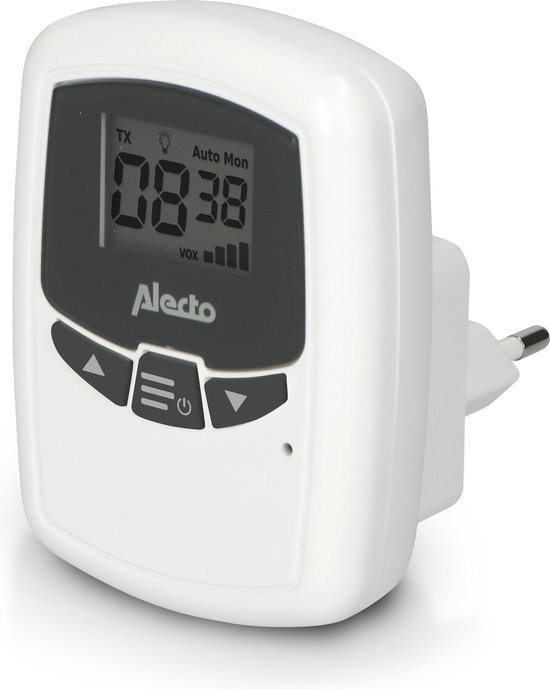 Alecto DBX-80BU – Extra babyunit voor DBX-80 – Wit/Antraciet