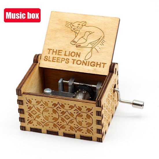 Muziekdozen Handgemaakte houten muziekdoos verjaardagscadeau for Kerstmis/verjaardag/valentijn geschenk, één liefde Muziekdoos verjaardagscadeau (Color : Spirited Away