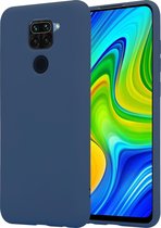 Shieldcase Xiaomi Redmi Note 9 silicone case - blauw