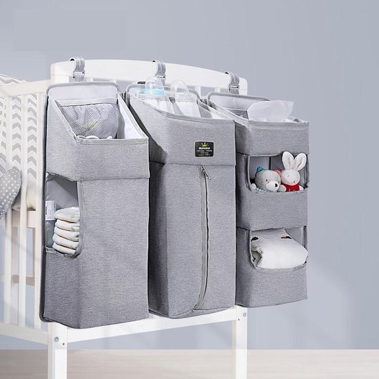 Sac De Rangement Portable Pour Berceau De Bébé, 1 Pièce, Sac De Rangement Multifonctionnel Pour Lit De Nouveau-né, Organisateur De Tête De Lit Pour Enfants, Sac à Couches