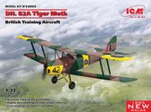1:32 ICM 32035 DH.82 Tiger Moth - British Training Aircraft Plastic Modelbouwpakket