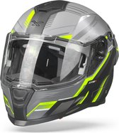 Nexx SX.100R Gridline Grijs Neon Matt Integraalhelm M