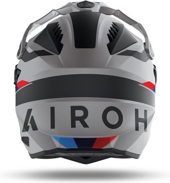 AIROH CASCO COMMANDER SKILL WHITE GLOSS S : : Auto e Moto