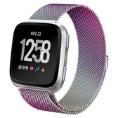 Fitbit Versa 2 Milanese Band  Rainbow - Maat: ML