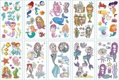 10 stuk Tattoo Sticker Gezicht Hand Cartoon Nep Tatoo Tijdelijke Waterdichte Taty model G Meermin