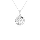 Ketting dames | Zilveren ketting, tree of life (levensboom)