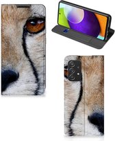 Hoesje Geschikt voor Samsung Galaxy A52 5G Enterprise Editie | A52 4G Bookcase Cheetah