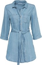 Hailys blouse tenny Blauw Denim-S