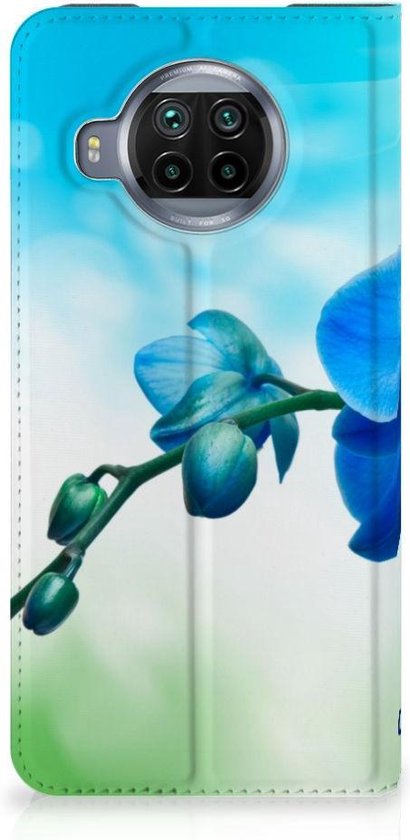 Étui support avec photo Xiaomi Mi 10T Lite Étui pour téléphone Orchid Blauw