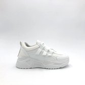 SNEAKER YARA WHITE - Maat 40 - Lage Sneaker - Wit - Sportief - Casual