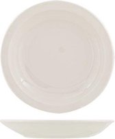 Bistro Wit Diep Bord - Ø 21cm