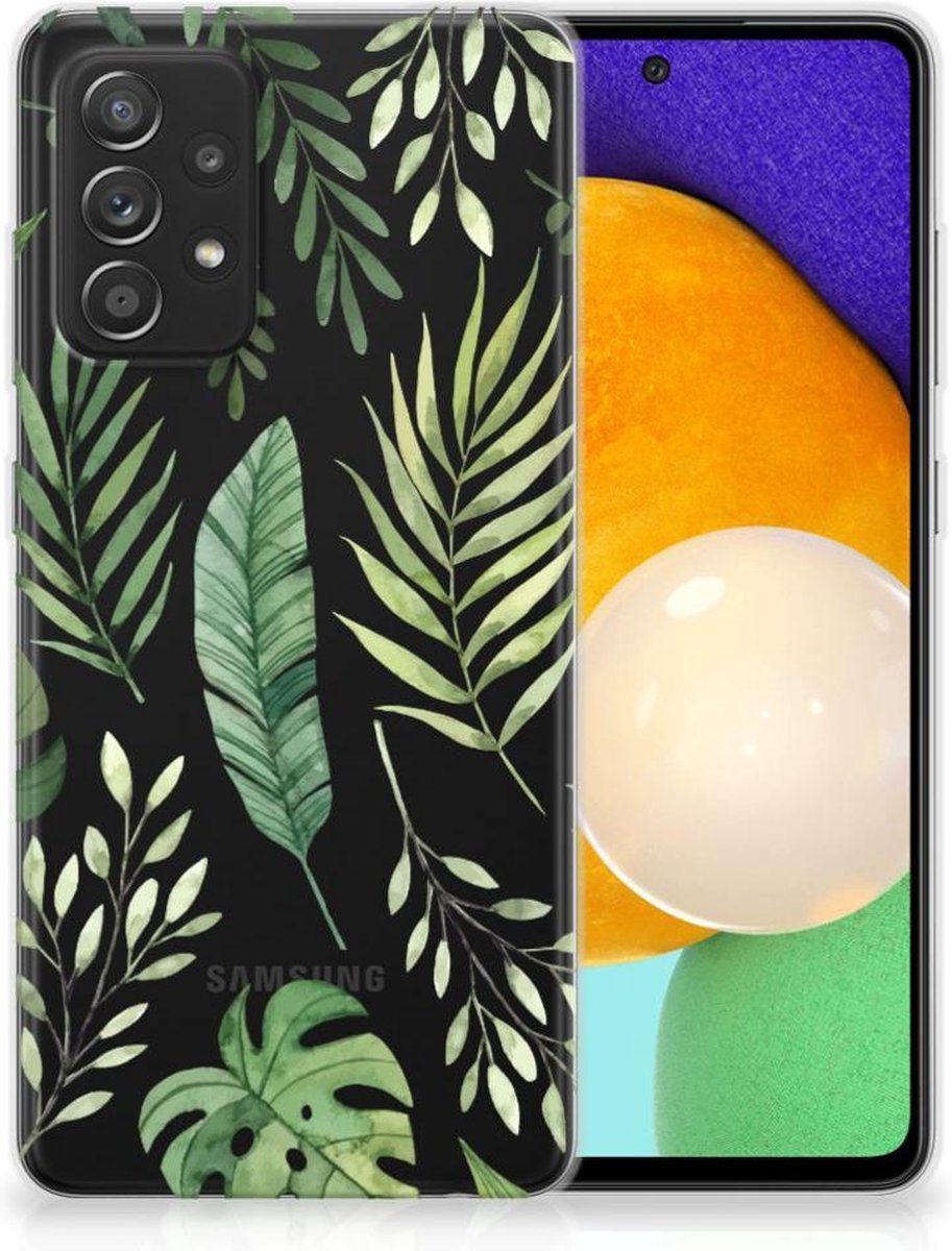 Samsung Galaxy A52 (5G/4G) TPU Case Leaves