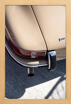 JUNIQE - Poster in houten lijst Foto van Porsche 911 detail -30x45