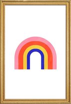 JUNIQE - Poster met houten lijst Rainbow -20x30 /Kleurrijk