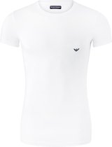 Emporio Armani T-shirt Iconic (1-pack) - heren stretch T-shirt O-neck - wit -  Maat: L