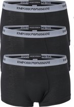 Emporio Armani Trunks Essential Core (3-pack) - heren boxers kort - zwart -  Maat: S