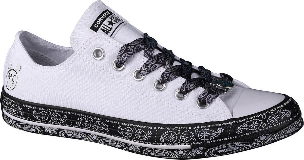Converse X Miley Cyrus Chuck Taylor All Star 162235C Vrouwen Wit Sneakers - Thumbnail 1