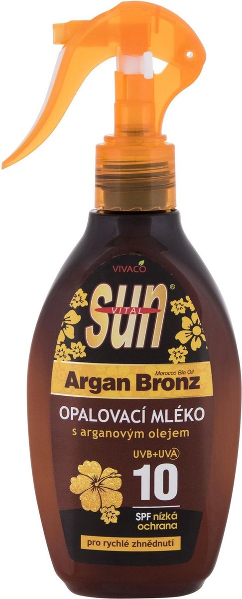 Sun Argan Bronz Suntan Lotion Spf 10 - Suntan Lotion With Argan Oil 200ml
