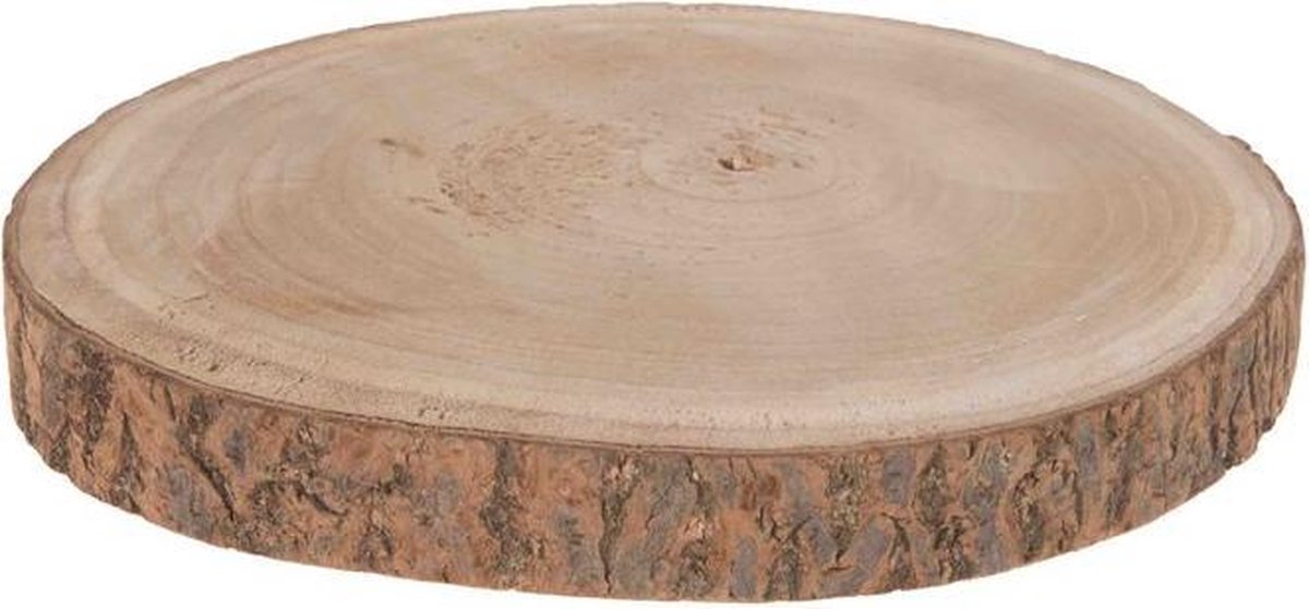 Boomschijf Ø30x3cm - Natural Collections Boomschijf onderbord Ø30x3cm