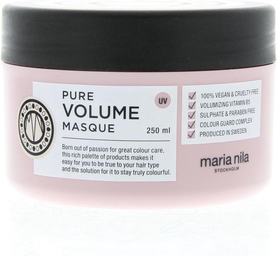 Maria Nila - Pure Volume Masque 250 ml | bol.com