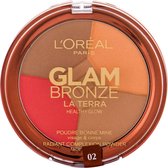LÓréal Paris Glam Bronze La Terra Healthy Glow Powder - 02 Medium Speranza