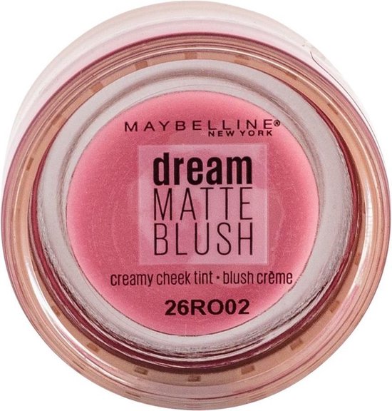 Maybelline Dream Matte Blush, creamy cheek tint, blush crème in kleur 26R002.