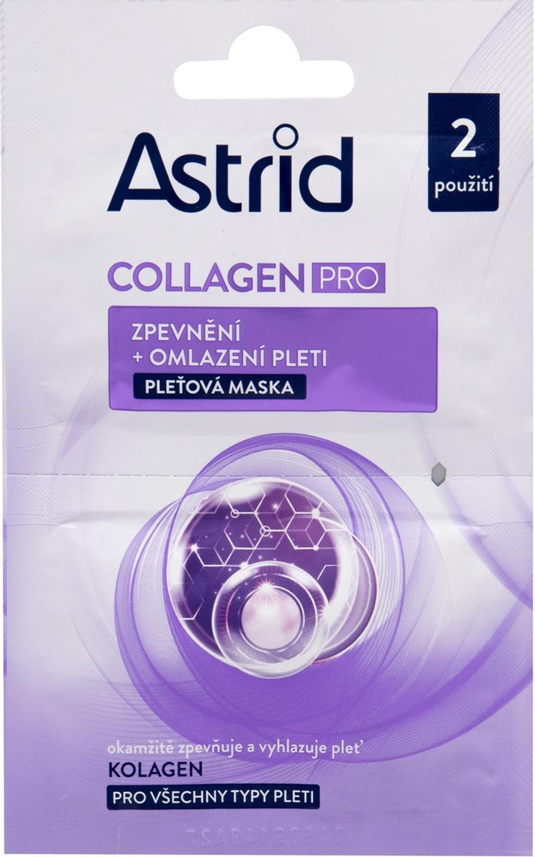 Astrid - Zpevňující and Rejuvenating Face Mask Collagen Pro 2 x 8 ml - 8ml