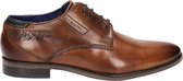 Bugatti heren veterschoen - Cognac - Maat 43