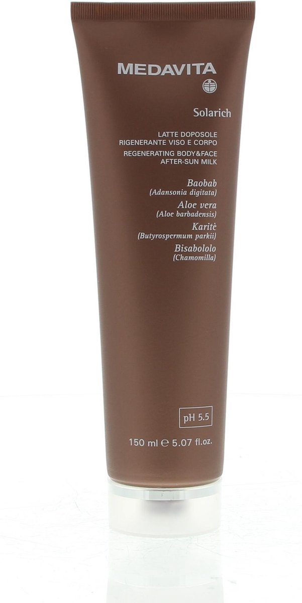 Medavita Solarich Regenerating Body & Face After-Sun Milk Melk Na het Zonnen 150ml