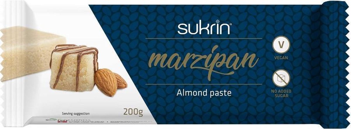 Goedkoopste Sukrin Marsepein (200g) - Suikerarm, vezelrijk, glutenvrij en heerlijk!