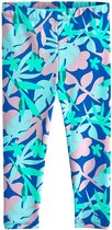 Coolibar - UV Zwemlegging voor baby's - Wave Tights - Marlijn Blauw/Bloemen - maat 68-74cm