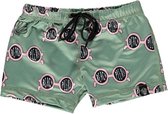 Beach & Bandits - UV Zwemshorts voor kinderen - Beach Please - Groen - maat 128-134cm