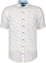 Casa Moda Overhemd - Regular Fit - Wit - 3XL Grote Maten