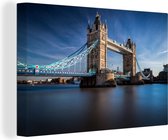 Canvas Schilderij De Tower Bridge van Londen in het zonlicht - 120x80 cm - Wanddecoratie