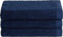Seahorse Ridge handdoeken 60x110 cm - Set van 10 - Marine blauw