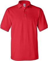 Gildan Heren Ultra Cotton Pique Polo Shirt (Rood)